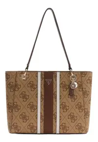 Geanta tote din piele ecologica - cu imprimeu monograma Noelle II - 37x26.5x9.5 cm