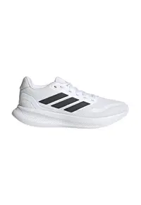 Pantofi sport Run Falcon 5 low-cut din plasa - Negru stins/Alb optic