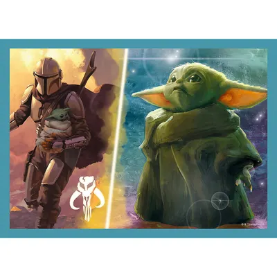Puzzle 4 in 1 - Star Wars - Mandalorianul