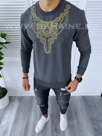 Bluza barbati gri slim fit 2557 P20-3.2