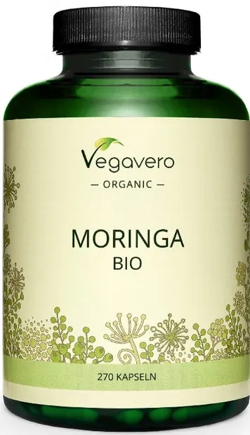 Moringa Bio, 270 capsule, Vegavero