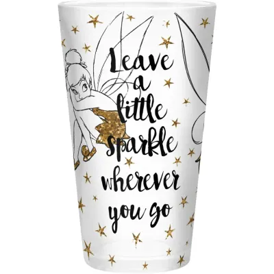 Pahar Mare Disney - 400ml - Tinkerbell Gold & Glitter