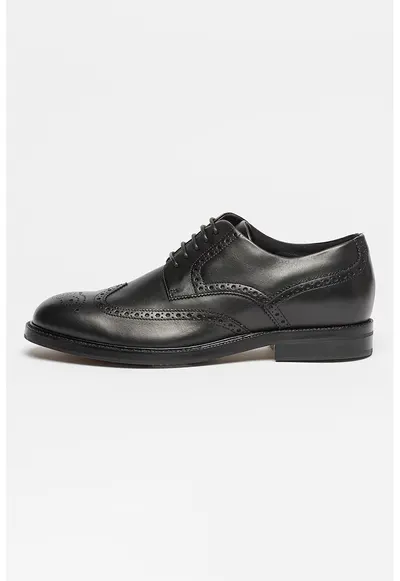 Pantofi derby din piele Dressletic - Negru