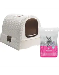 CURVER Litiera pentru pisica + ARISTOCAT Silicat pentru pisica PREMIUM 3.8 L inodor