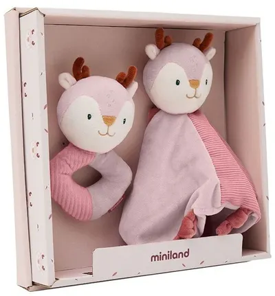 Set cadou Miniland - Baby Deer, senzorial
