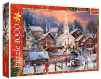 Puzzle Trefl din 1000 de piese - Craciun alb