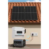 Sistem solar 3 in 1 pentru locuinte si cabane, cu acumulator integrat , panouri fotovoltaice si sistem fixare pe tigla