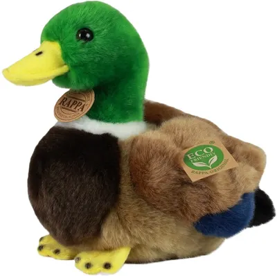 Jucărie de pluș Rappa Eco Friends - O rață, 20 cm