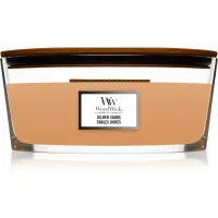 Woodwick Gilded Sands lumânare parfumată cu fitil din lemn (hearthwick) 453 g