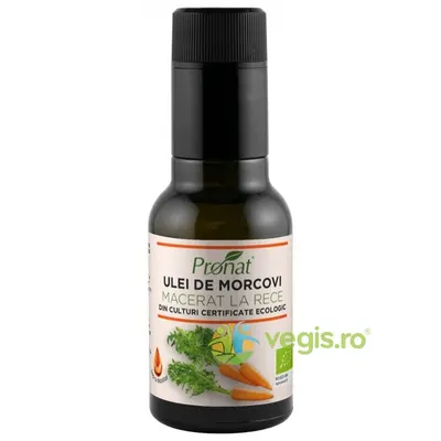 Ulei de Morcovi Macerat la Rece Ecologic/Bio 100ml