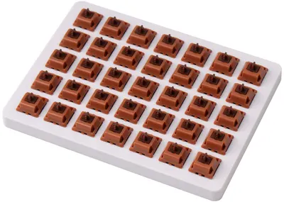 Set switch-uri Keychron - Gateron Cap Golden Brown, 35 buc.