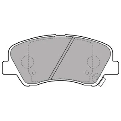 Set placute frana, frana disc DELPHI LP2497