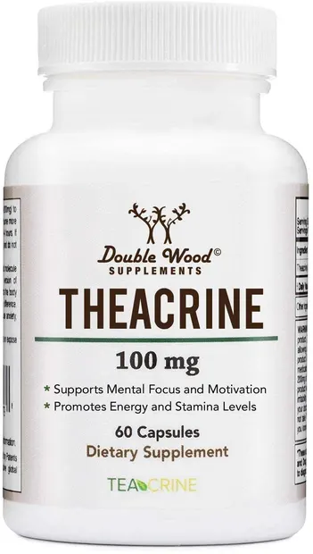 TheaCrine, 100 mg, 60 capsule, Double Wood