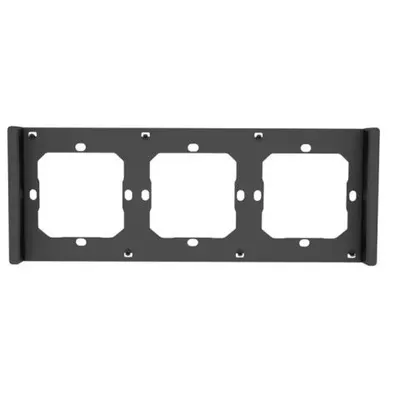 Cadru triplu de montare Sonoff M5-80 pentru instalarea intrerupatoarelor de perete, negru 6920075777147