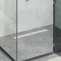 vidaXL Scurgere pentru duș cu design pe linie și sifon de 360° 70 cm