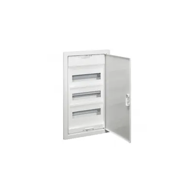 Tablou incastrat Nedbox - metal Usa alb RAL 9010 - 3 randuri - 36+6 module