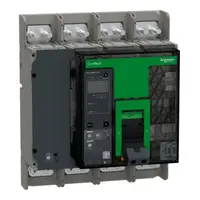 Intreruptor automat, ComPacT NS1000N, 50kA la 415VAC, 4P, fix, cu operare manuala, echipat cu unitate de declansare MicroLogic 2.0A, 1000A