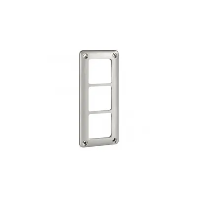 Plate Soliroc - 3 module - 110 x 252 mm - horizontal or vertical - IK10