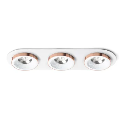 SHARM R III corp de iluminat incastrat brown/pearl gold 230V LED 3x10W 24° 3000K