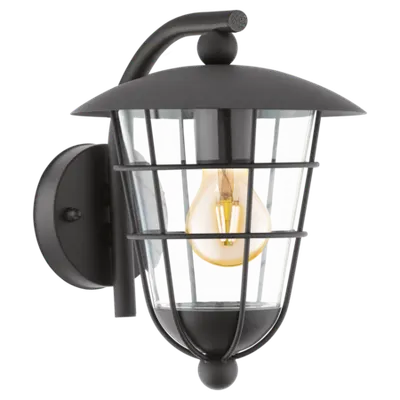 Lampa perete PULFERO negru 220-240V,50/60Hz IP44