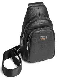 Geanta pentru barbati, 606, piele naturala, Neagra