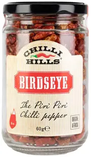 Ardei iute uscați Birdseye, 60 g, Chilli Hills