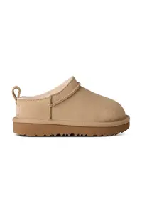 UGG încălțăminte de iarnă pentru copii din piele întoarsă CLASSIC MICRO