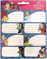 Etichete școlare GIM Disney Princess - 16 buc.