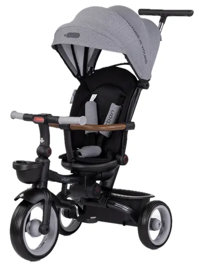Tricicletă cu copertină Chipolino - Urban, antracit