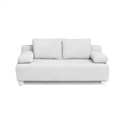 Canapea YASMIN II extensibila, 3 locuri, cu arcuri si lada depozitare, gri deschis, 190x100x90 cm