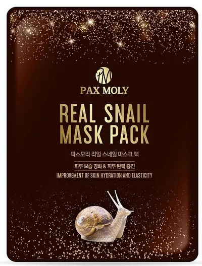 Pax Moly Mască de față folie cu secreție de melc, 25 ml