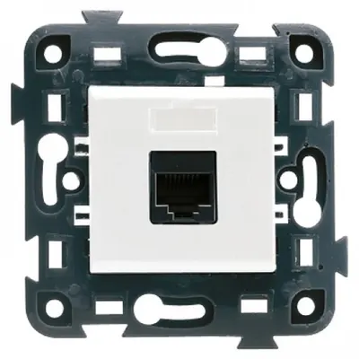 Priza telefon RJ11 Alb ECO60