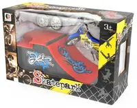 Set de joacă Donbful - Fingerboard motor cu rampă pentru trucuri