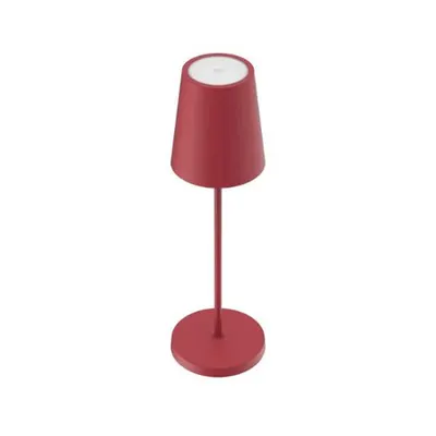 Veioza portabila, autonomie 10 ore, 190lm, 2200-2700-3000K, cu protectie IP65, rosu