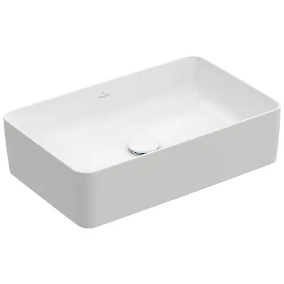 Lavoar baie pe blat alb 56 cm, dreptunghiular, Villeroy Boch, Collaro