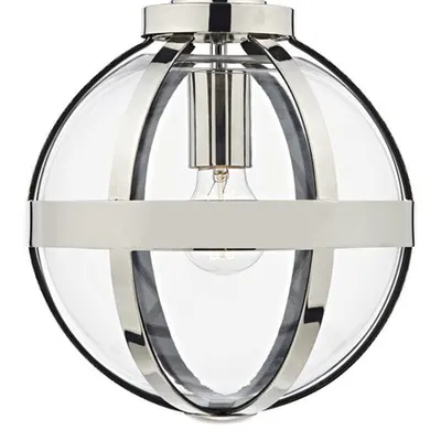 Lampa suspendata Heath 1 Light Pendant Polished Nickel