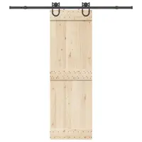 Gossi set feronerie pentru usi glisante, negru, 200 cm, otel
