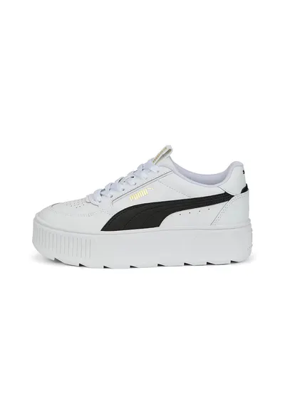 Pantofi sport flatform Karmen Rebelle - Alb/Negru