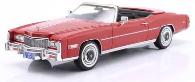 Model de colecție Model Car Group Modern: Mașini - Cadillac Eldorado Convertible, Roșu, 1976