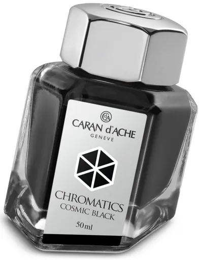 Cerneala pentru stilou Caran d'Ache Chromatics - Cosmic Black, 50 ml