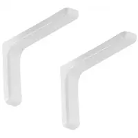 Consola cu Masca, 80 x 120 mm, 2 Buc/Set, Finisaj Alb