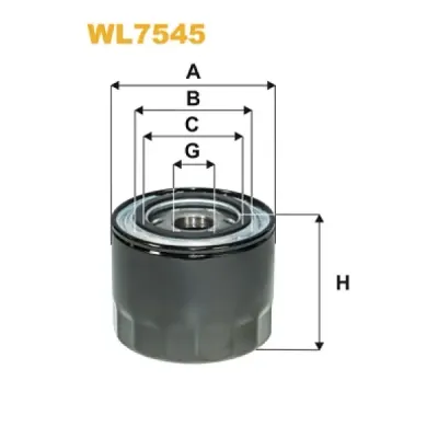 Filtru ulei WIX FILTERS WL7545