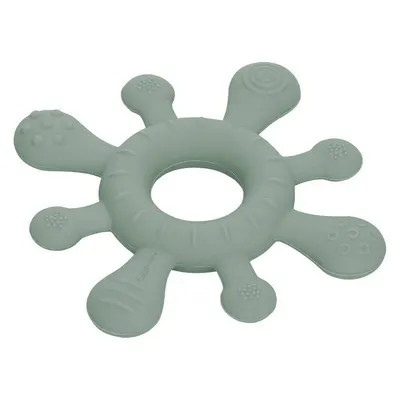 Inel de dentitie, FreeON, Pentru masajul gingiilor, Cu diverse texturi, Din silicon, Fara BPA, 3 luni+, Verde