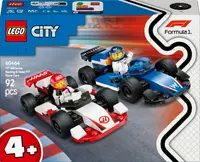 Constructor LEGO City Formula 1 - Mașini de curse F1 Williams Racing și Haas F1 (60464)
