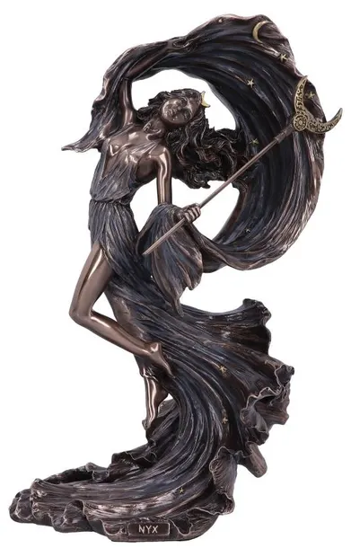 Statuetă Nemesis Now Mythology: Greek Gods - Nyx (Greek Goddess of the Night), 27.5 cm