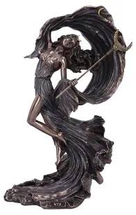 Statuetă Nemesis Now Mythology: Greek Gods - Nyx (Greek Goddess of the Night), 27.5 cm