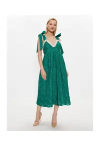 Rochie Dama - 302767120 - Poliester - Poliamida - Verde - Verde
