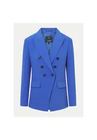 Sacou dama - 305182746 - Poliester/Viscoza - Albastru - Albastru
