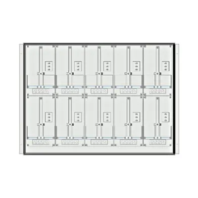 Meter box insert 2-rows, 10 meter boards / 17 Modul heights