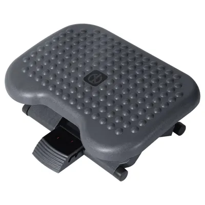 HomCom Suport de Picioare Standard pntru Birou cu Înălțime și Înclinare Reglabile, 46x35x11-17cm | AOSOM RO